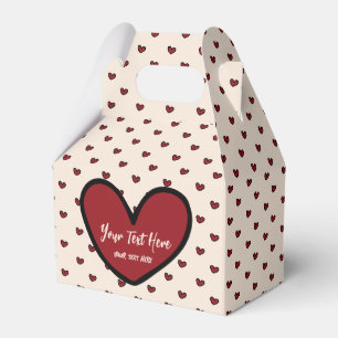 Fun Stylist Sweet Heart Party Vorlage Geschenkschachtel