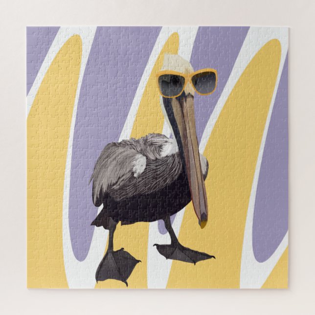 Fun Summer Vibes Pelican Bird (Vertikal)