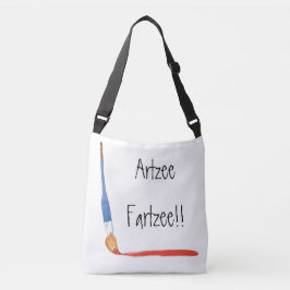 Fun Super Niedlich Artzee Fartzee Artists Tragetaschen Mit Langen Trägern