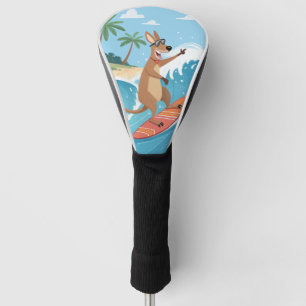 Fun Surfing Kangaroo Golf Headcover