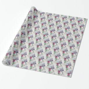 FUN SWEET SANTA CLAUS BRIEF XMAS GESCHENKPAPIER