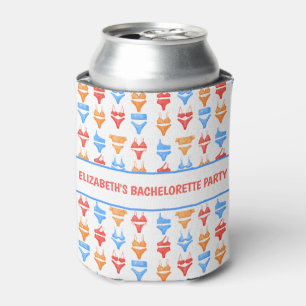 Fun Swimsuit Party Personalisiert Bachelorette Dosenkühler
