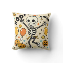 Fun Tancing Skeleton Halloween Vector