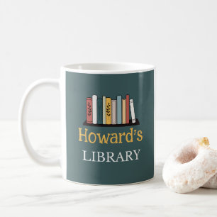 FUN! Tasse - Bibliothek - Personalisiert - Name hi
