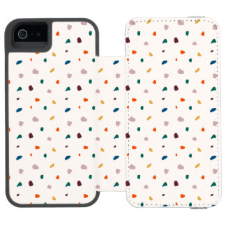 Fun Terrazzo Boho Print Incipio Watson™ iPhone 5 Geldbörsen Hülle