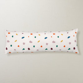 Fun Terrazzo Print Body Kissen