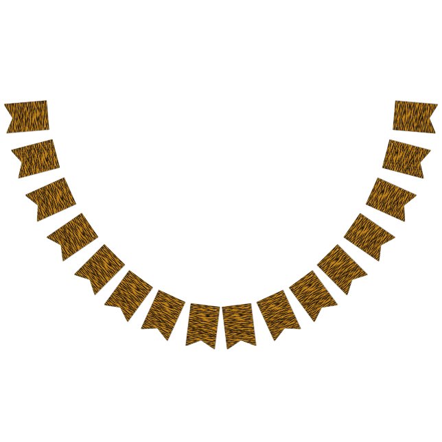 Fun Tiger Print Wimpelkette (Alle)