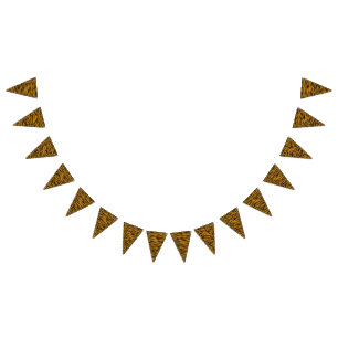 Fun Tiger Print Wimpelkette