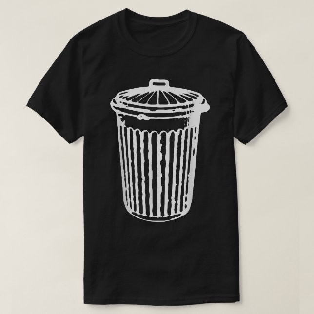 Fun TRASH CAN Garbage Day  T-Shirt (Design vorne)
