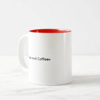 Fun Trendy Mamas and Coffee® Signature mug Zweifarbige Tasse
