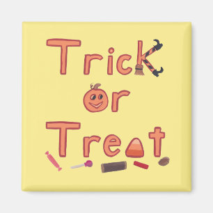 Fun Trick, Leckerei Broom Hexenleder Candy Hallowe Magnet