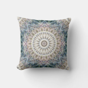 Fun Trippy Hippy Psychedelic Fraktal Kaleidoskop Kissen