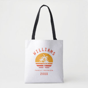 Fun Tropical Beach Summer Vacacation Family Wieder Tasche
