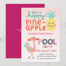 Fun Tropical Flamingo Pool Party Pink Blau Moderne
