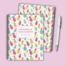 Fun Tropical Pineapse Sommerfrucht Muster