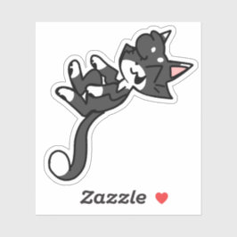 Fun Tuxedo Katze Laptop Sticker