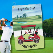 Fun Typ Geschenk Golfplatz Personalisierter Name