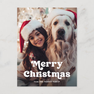 Fun Typografie   Frohe Weihnachten mit Foto