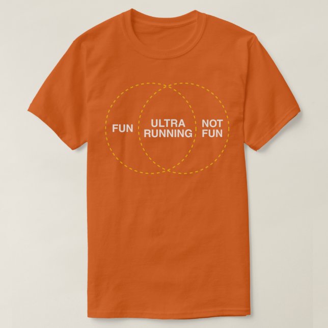 Fun ultra laufen nicht lustige vene diagramm für u T-Shirt (Design vorne)