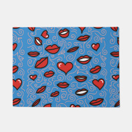 Fun und Bold Lips Muster Fußmatte
