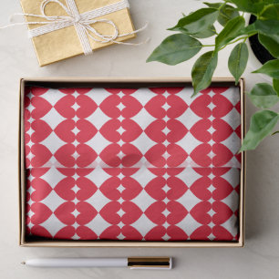 Fun und Elegantes Muster roter Herzen Seidenpapier