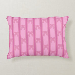 Fun und Extravagant gestreiftes rosa Kissen