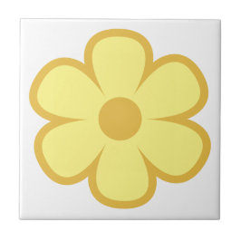 Fun und Funky 60er 70er Retro Blume Keramik Tile Fliese
