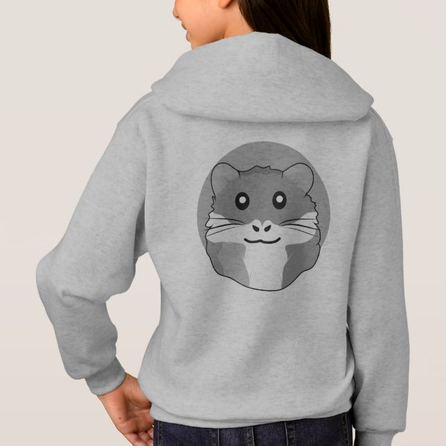 Fun und leichter Hamster Hoodie (Rückseite)