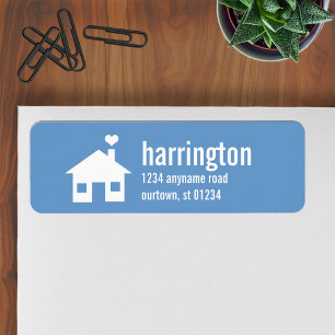 Fun und modernes, individuelles Baby Blue Address 