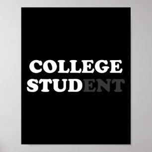Fun Uni Student Geschenke für Männer Uni Stud Sar Poster