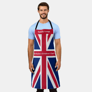 Fun Union Jack Flag Großbritanniens Beste Koch-Sc Schürze