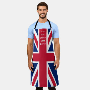 Fun Union Jack Individuelle Name Schürze