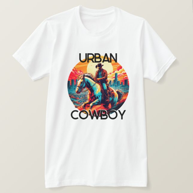 Fun Urban Cowboy T-Shirt (Design vorne)