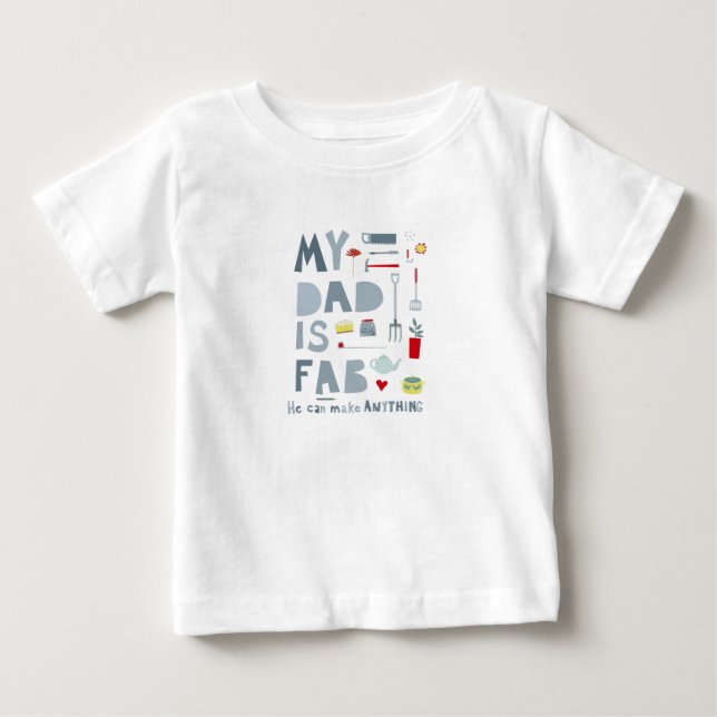 Fun Vater Baby T-shirt (Vorderseite)