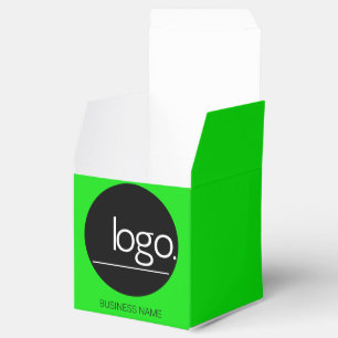 FUN VIBRANT GREEN EIGENE MARKENLOGO-KUSTOM-VERPACK GESCHENKSCHACHTEL