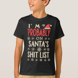 Fun Vintage Weihnachten bin ich wahrscheinlich auf T-Shirt