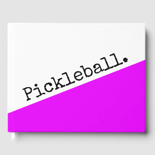 Fun Vivid Rosa schlanker Rücken Rücken Rücken Pick Gästebuch