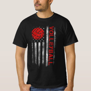 Fun Volleyball Design für Männer Frauen USA Patrio T-Shirt