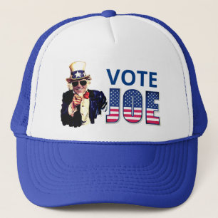 Fun "Vote Joe" Biden als Onkel Sam Truckerkappe