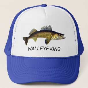 Fun "Walleye King" Trucker Hat Truckerkappe