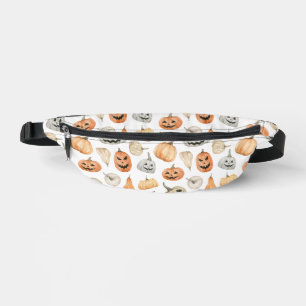 Fun Watercolor Pumpkin Pattern Bauchtasche