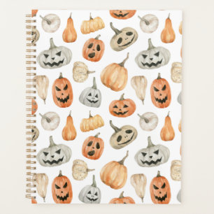 Fun Watercolor Pumpkin Pattern Planer