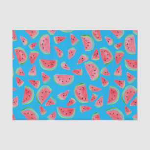 Fun Watercolor Watermelon Geschenk Seidenpapier