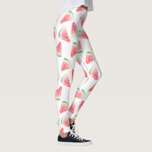 Fun Watermelon Muster All-Over-Print-Leggings Leggings