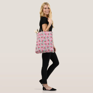 Fun Watermelon Slice Pattern Summer Vibes Tasche