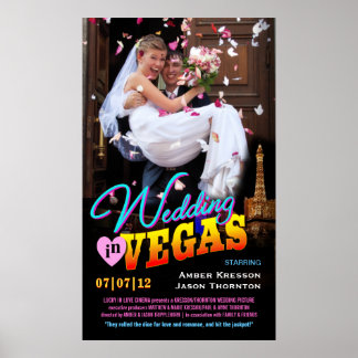 Fun Wedding Movie Poster Vorlage für individuelles