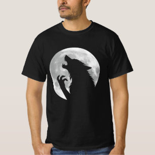 Fun Werewolf Vollmond Phase Halloween T-Shirt