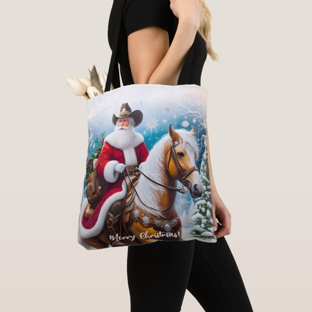 Fun Western Weihnachten Tasche (Von Nahem)