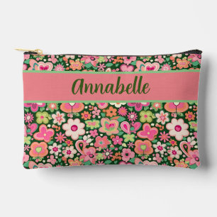 Fun Whimsical Blume Kleines Zubehör Zubehörtasche