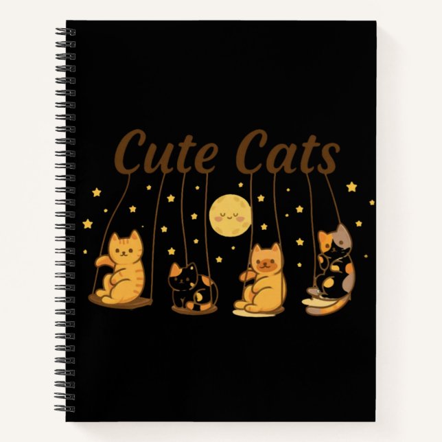 "Fun & Whimsical School Journal" für Kinder und Ka Notizbuch (Vorderseite)